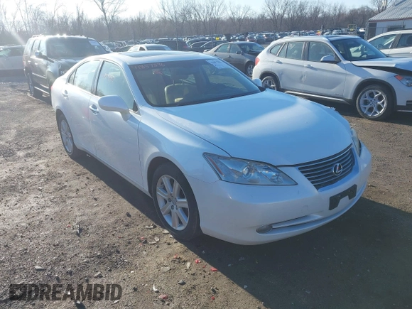 2009 Lexus ES 350 with VIN JTHBJ46G592308458, listed as a IAAI auction lot 41857896 with 209,754 mi miles. Bid and sale history available at carsss.com. Image 1.