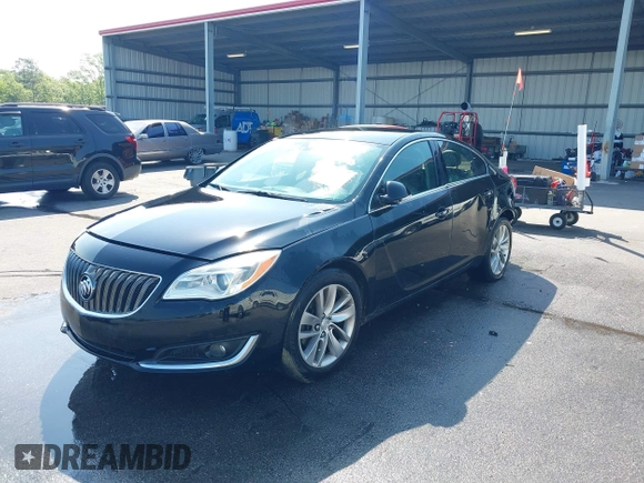 2016 Buick Regal with VIN 2G4GK5EX4G9106202, listed as a IAAI auction lot 41979498 with 150,246 mi miles. Bid and sale history available at carsss.com. Image 17.