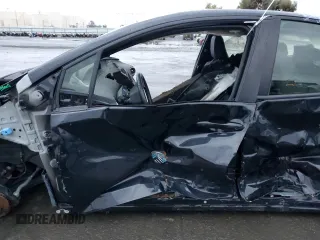 2022 Toyota Prius L Eco with VIN JTDKAMFU9N3180267, listed as a Copart auction lot 84765134 with 0 mi miles and Salvage Title. Bid and sale history available at carsss.com. Image 7.