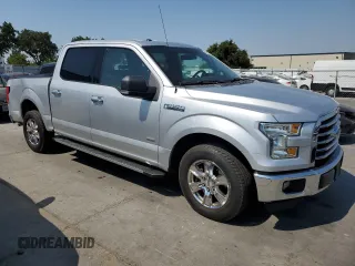 2015 Ford F-150 XL with VIN 1FTEW1CP4FFA57780, listed as a Copart auction lot 64268785 with 160,714 mi miles and Salvage title. Bid and sale history available at DreamBid. Image 4.