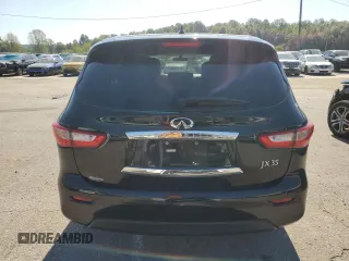 2013 Infiniti JX35 with VIN 5N1AL0MM2DC333731, listed as a Copart auction lot 74307604 with 121,310 mi miles and Salvage Title. Bid and sale history available at carsss.com. Image 6.