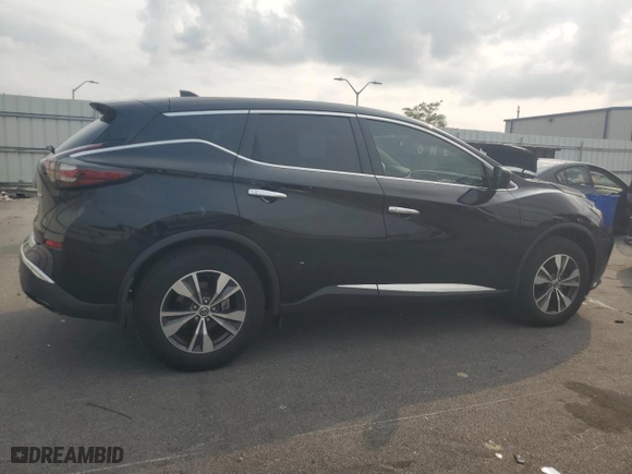 2022 Nissan Murano S with VIN 5N1AZ2AS5NC128936, listed as a Copart auction lot 67934944 with 32,612 mi miles and Salvage Title. Bid and sale history available at carsss.com. Image 3.
