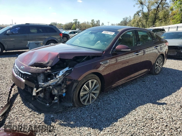 2020 Kia Optima EX Premium with VIN 5XXGU4L10LG440043, listed as a Copart auction lot 46892745 with 36,186 mi miles and Salvage Title. Bid and sale history available at carsss.com. Image 1.