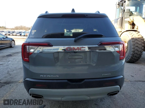 2020 GMC Acadia SLT with VIN 1GKKNULSXLZ152161, listed as a Copart auction lot 48439495 with 53,930 mi miles and Salvage Title. Bid and sale history available at DreamBid. Image 6.
