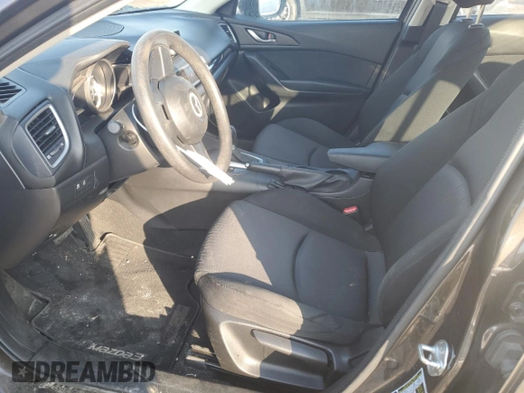 2015 Mazda 3 i SV with VIN JM1BM1T74F1231241, listed as a Copart auction lot 45702375 with 216,817 mi miles and Salvage Title. Bid and sale history available at DreamBid. Image 7.