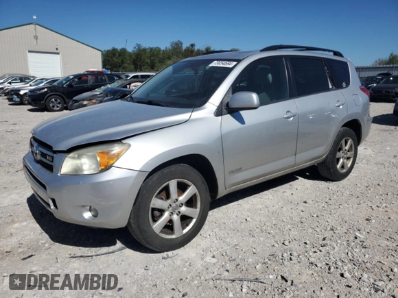 2008 Toyota RAV4 Ltd with VIN JTMBK31VX86048810, listed as a Copart auction lot 73054694 with 344,866 mi miles and Salvage Title. Bid and sale history available at carsss.com. Image 1.