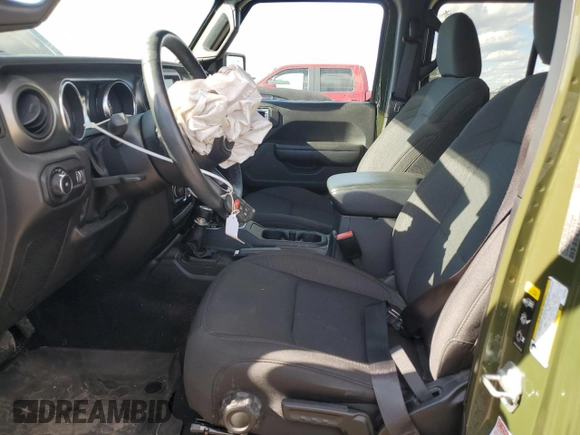 2023 Jeep Wrangler Willys with VIN 1C4HJXDN1PW523503, listed as a Copart auction lot 74976134 with 18,630 mi miles and Clean Title. Bid and sale history available at DreamBid. Image 7.