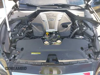 2016 Infiniti Q50 Red Sport 400 with VIN JN1FV7AR4GM451987, listed as a IAAI auction lot 41891826 with 64,931 mi miles and . Bid and sale history available at DreamBid. Image 10.