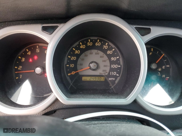 2005 Toyota 4Runner SR5 with VIN JTEZU14R558031744, listed as a Copart auction lot 46337445 with 249,301 mi miles and Salvage Title. Bid and sale history available at carsss.com. Image 9.