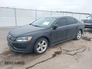 2013 Volkswagen Passat SE w/Sunroof & Nav with VIN 1VWBP7A30DC123501, listed as a IAAI auction lot 41562201 with 170,862 mi miles. Bid and sale history available at carsss.com. Image 2.