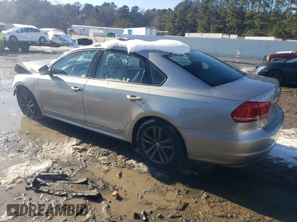 2012 Volkswagen Passat S w/Appearance with VIN 1VWAP7A36CC079434, listed as a Copart auction lot 41665765 with 151,895 mi miles and Salvage Title. Bid and sale history available at carsss.com. Image 2.