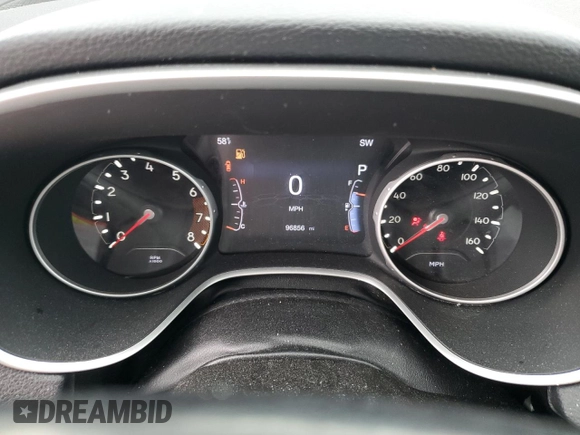 2020 Jeep Compass Limited with VIN 3C4NJDCB1LT111686, listed as a Copart auction lot 53368705 with 96,856 mi miles and Salvage Title. Bid and sale history available at carsss.com. Image 9.