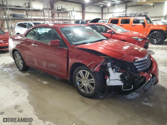 2008 Chrysler Sebring Limited with VIN 1C3LC65M58N237623, listed as a Copart auction lot 43116315 with 92,563 mi miles and Salvage Title. Bid and sale history available at carsss.com. Image 4.