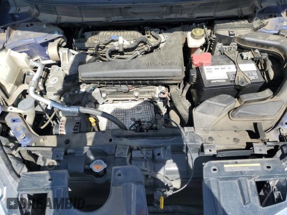 2017 Nissan Rogue SV with VIN KNMAT2MT7HP509615, listed as a Copart auction lot 58718145 with 103,927 mi miles and Salvage title. Bid and sale history available at DreamBid. Image 12.