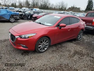 2018 Mazda 3 Touring with VIN 3MZBN1V33JM241145, listed as a Copart auction lot 46646745 with 58,505 mi miles and Salvage Title. Bid and sale history available at DreamBid. Image 1.