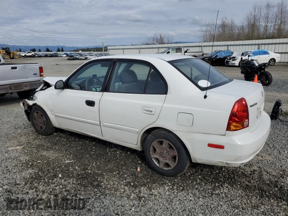 2003 Hyundai Accent GL with VIN KMHCG45C63U485420, listed as a Copart auction lot 48251265 with 139,179 mi miles and Salvage Title. Bid and sale history available at carsss.com. Image 2.