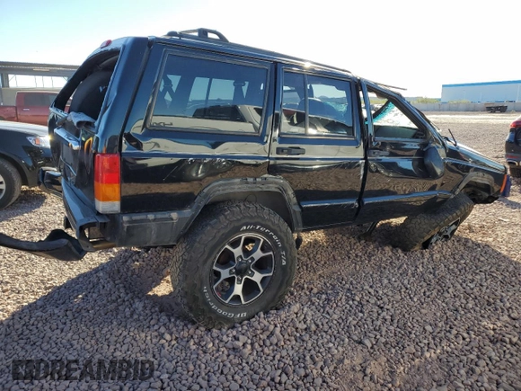 2000 Jeep Cherokee Limited with VIN 1J4FF68SXYL240792, listed as a Copart auction lot 80590604 with 0 mi miles and Salvage Title. Bid and sale history available at carsss.com. Image 3.