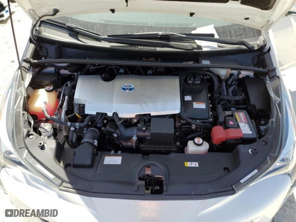 2018 Toyota Prius Two with VIN JTDKARFU1J3066044, listed as a Copart auction lot 50596365 with 25,232 mi miles and Salvage Title. Bid and sale history available at carsss.com. Image 13.