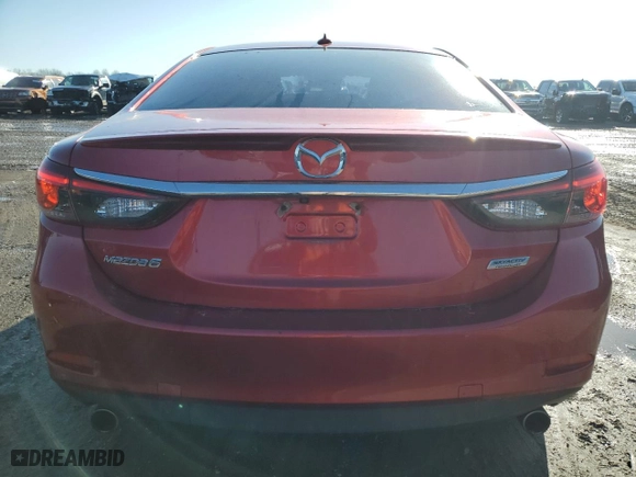 2017 Mazda Mazda6 Grand Touring with VIN JM1GL1W50H1142658, listed as a Copart auction lot 47948145 with 180,582 mi miles and Salvage Title. Bid and sale history available at carsss.com. Image 6.