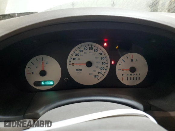 2001 Dodge Caravan SE with VIN 1B4GP25B91B189198, listed as a Copart auction lot 80727184 with 61,836 mi miles and Salvage Title. Bid and sale history available at DreamBid. Image 9.