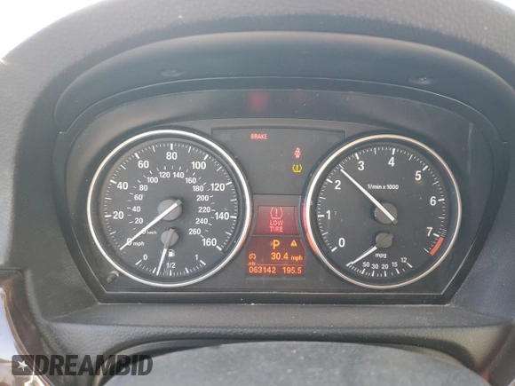 2009 BMW 3 Series 328i with VIN WBAPH73589E128233, listed as a Copart auction lot 88367785 with 63,142 mi miles and Salvage title. Bid and sale history available at DreamBid. Image 9.