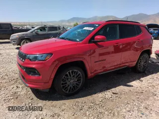 2023 Jeep Compass (RED) Edition with VIN 3C4NJDCN6PT525739, listed as a Copart auction lot 61476355 with 17,891 mi miles and Salvage title. Bid and sale history available at DreamBid. Image 1.