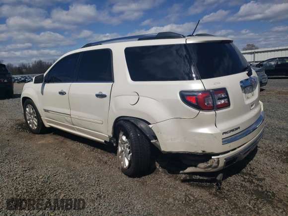 2015 GMC Acadia Denali with VIN 1GKKVTKD5FJ182572, listed as a Copart auction lot 52344115 with 109,180 mi miles and Salvage Title. Bid and sale history available at carsss.com. Image 2.