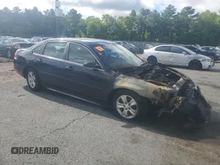 2012 Chevrolet Impala LS Retail with VIN 2G1WA5E31C1165743, listed as a Copart auction lot 58121325 with Not provided miles and Salvage title. Bid and sale history available at DreamBid. Image 4.