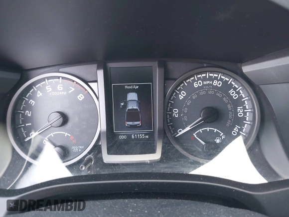 2018 Toyota Tacoma SR5 with VIN 5TFAZ5CN0JX063350, listed as a IAAI auction lot 41829396 with 61,155 mi miles and . Bid and sale history available at DreamBid. Image 7.