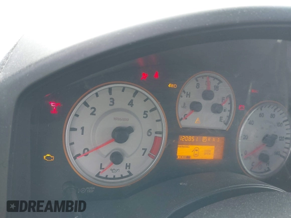 2014 Nissan Titan Pro-4X with VIN 1N6BA0ECXEN501915, listed as a IAAI auction lot 42097967 with 120,851 mi miles and . Bid and sale history available at DreamBid. Image 7.