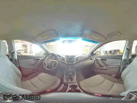2016 Hyundai Elantra SE with VIN 5NPDH4AE1GH742917, listed as a Copart auction lot 60426485 with 129,078 mi miles and Salvage title. Bid and sale history available at DreamBid. Image 14.