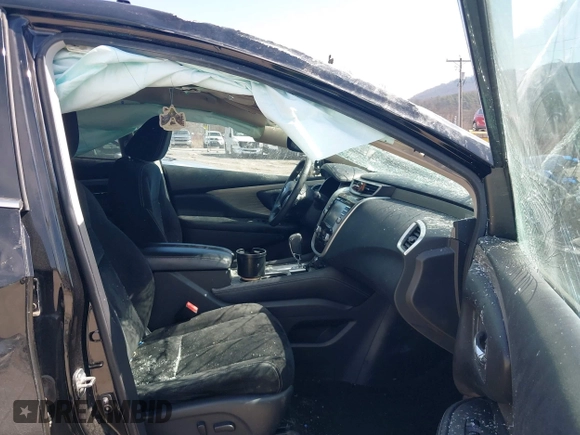 2018 Nissan Murano SV with VIN 5N1AZ2MG4JN116458, listed as a IAAI auction lot 41780269 with 157,587 mi miles and . Bid and sale history available at carsss.com. Image 5.