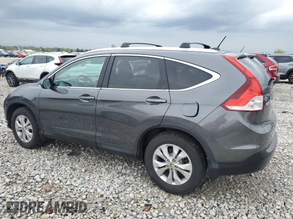 2012 Honda CR-V EX-L with VIN 2HKRM4H75CH607720, listed as a Copart auction lot 55563725 with 218,708 mi miles and Clean Title. Bid and sale history available at DreamBid. Image 2.