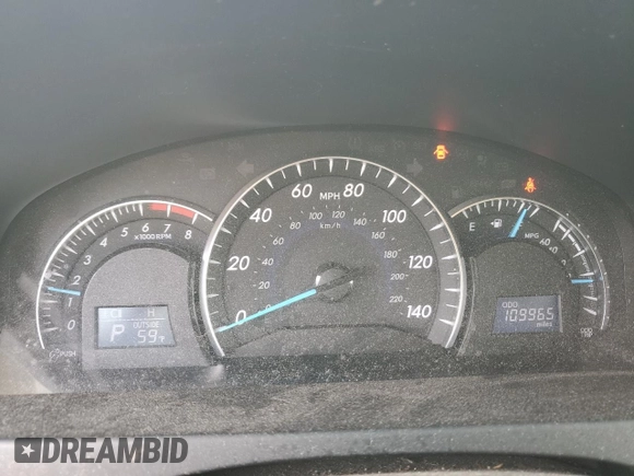 2014 Toyota Camry L with VIN 4T1BF1FK3EU471142, listed as a Copart auction lot 53277265 with 109,965 mi miles and Salvage Title. Bid and sale history available at carsss.com. Image 9.