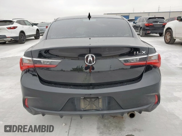 2020 Acura ILX Premium with VIN 19UDE2F78LA002579, listed as a Copart auction lot 58015475 with 110,786 mi miles and Salvage title. Bid and sale history available at DreamBid. Image 6.