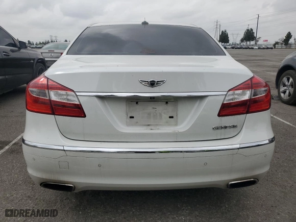 2013 Hyundai Genesis 3.8L with VIN KMHGC4DD2DU239764, listed as a Copart auction lot 54688685 with 123,757 mi miles and Clean Title. Bid and sale history available at carsss.com. Image 6.