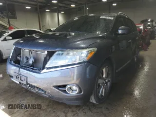 2014 Nissan Pathfinder S z VIN 5N1AR2MM9EC604926, wystawiony jako Copart lot #61997075 z przebiegiem 143 530 mil mil oraz Szkoda całkowita • Salvage title. Historia ofert i sprzedaży dostępna na DreamBid. Obrazek 1.