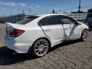 2015 Honda Civic Si with VIN 2HGFB6E50FH703552, listed as a Copart auction lot 57911915 with 104,489 mi miles and Salvage title. Bid and sale history available at DreamBid. Image 3.