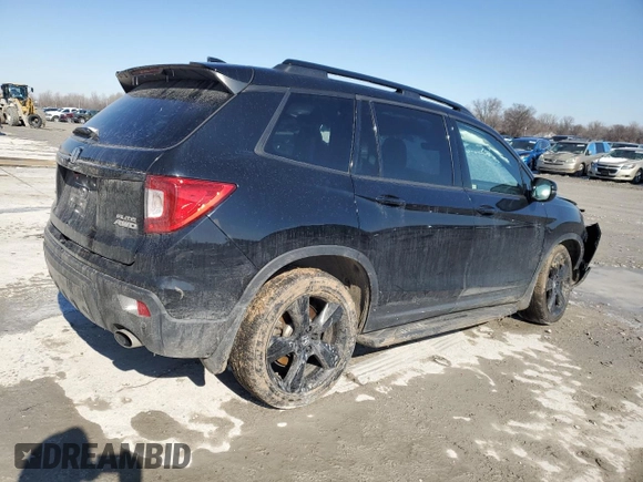 2021 Honda Passport Elite z VIN 5FNYF8H0XMB028061, wystawiony jako Copart lot #44798415 z przebiegiem 94 557 mil mil oraz Szkoda całkowita • Salvage title. Historia ofert i sprzedaży dostępna na DreamBid. Obrazek 3.