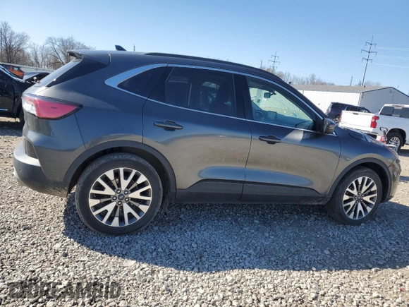 2020 Ford Escape Titanium Hybrid with VIN 1FMCU9DZ0LUC11478, listed as a Copart auction lot 50552275 with 105,561 mi miles and Salvage title. Bid and sale history available at DreamBid. Image 3.