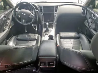 2017 Infiniti Q50 Red Sport 400 with VIN JN1FV7AP2HM851093, listed as a Copart auction lot 50955125 with 59,688 mi miles and Clean title. Bid and sale history available at DreamBid. Image 8.