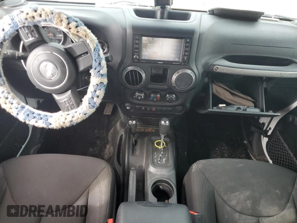 2018 Jeep Wrangler JK Unlimited Sport S with VIN 1C4BJWDGXJL898946, listed as a Copart auction lot 77688334 with 34,179 mi miles and Salvage Title. Bid and sale history available at carsss.com. Image 8.