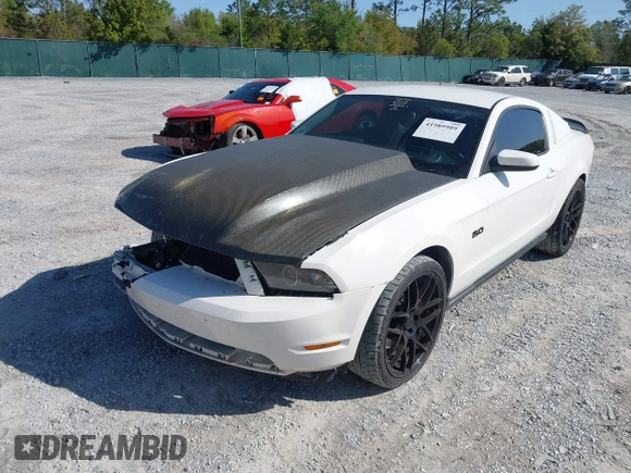 2011 Ford Mustang GT with VIN 1ZVBP8CF4B5164941, listed as a IAAI auction lot 41989989 with 95,322 mi miles. Bid and sale history available at carsss.com. Image 17.