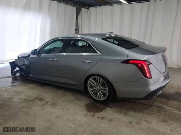 2024 Cadillac CT4 Premium Luxury with VIN 1G6DB5RK3R0113342, listed as a Copart auction lot 85307904 with 27,347 mi miles and Clean Title. Bid and sale history available at carsss.com. Image 2.