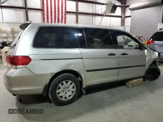 2008 Honda Odyssey LX with VIN 5FNRL38238B082891, listed as a Copart auction lot 51095415 with 155,390 mi miles and Clean Title. Bid and sale history available at carsss.com. Image 3.