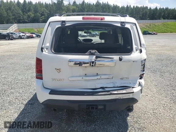 2012 Honda Pilot EX-L with VIN 5FNYF4H57CB083926, listed as a Copart auction lot 63507295 with 177,458 mi miles and Salvage title. Bid and sale history available at DreamBid. Image 6.