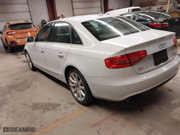 2013 Audi A4 Premium Plus with VIN WAUFFAFL2DA173435, listed as a IAAI auction lot 41941457 with 111,174 mi miles. Bid and sale history available at carsss.com. Image 3.