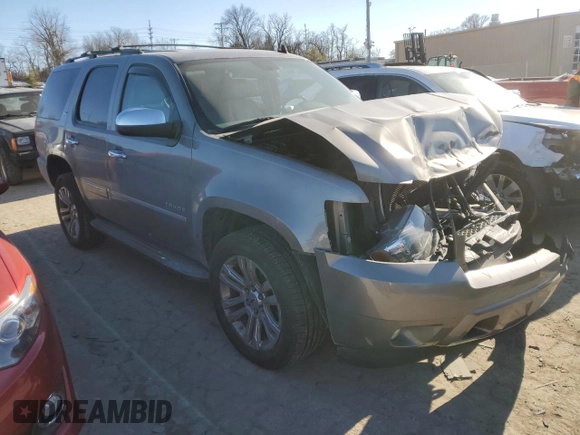 2012 Chevrolet Tahoe LTZ with VIN 1GNSKCE00CR291331, listed as a Copart auction lot 42496565 with Not provided miles and Salvage title. Bid and sale history available at DreamBid. Image 4.