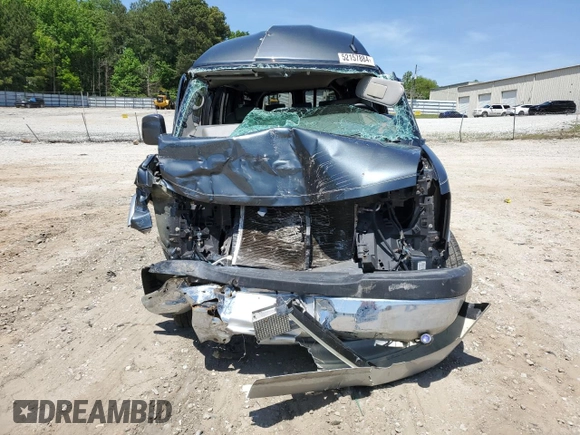 2014 GMC Savana Cargo Van Upfitter with VIN 1GDS7DC48E1164054, listed as a Copart auction lot 52157884 with 0 mi miles and Salvage Title. Bid and sale history available at carsss.com. Image 5.