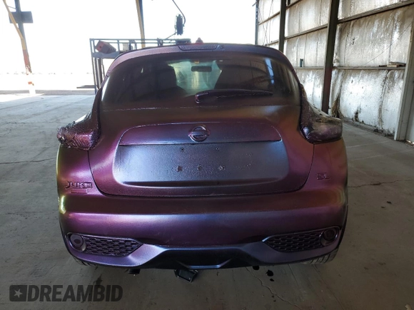 2016 Nissan Juke SL with VIN JN8AF5MRXGT602412, listed as a Copart auction lot 41916735 with 65,995 mi miles and Salvage Title. Bid and sale history available at carsss.com. Image 6.